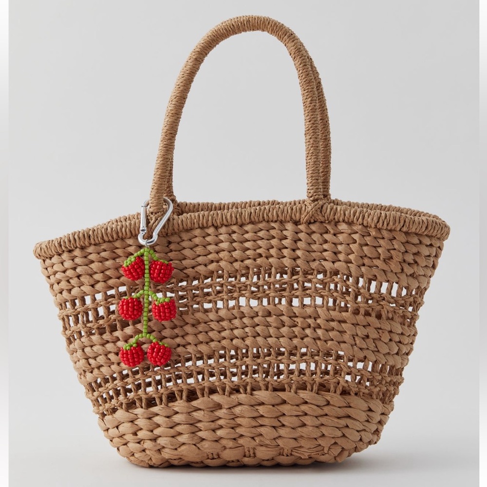 NWT Kimchi Blue Structured Woven Tote Bag